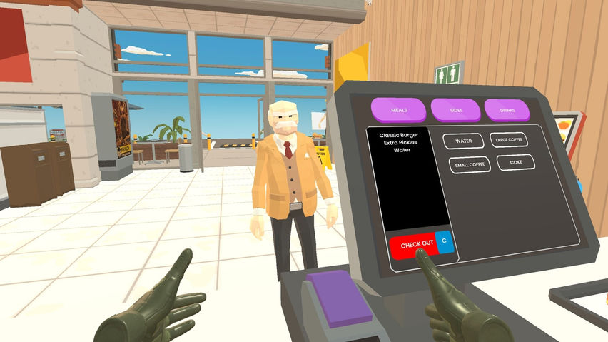 Stickball Fast Food Cashier