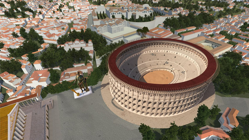 Rome Reborn: Colosseum District
