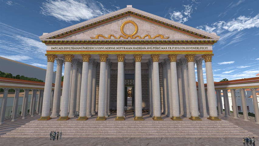 Rome Reborn: Colosseum District