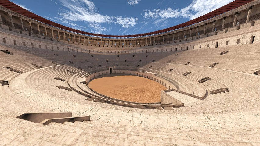 Rome Reborn: Colosseum District