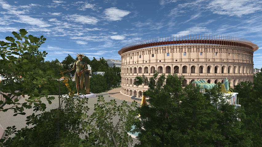 Rome Reborn: Colosseum District