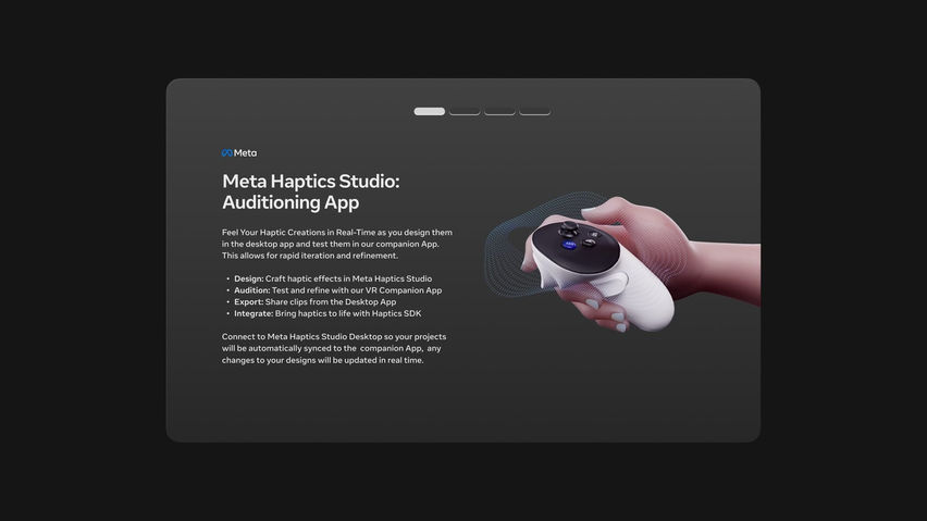 Meta Haptics Studio