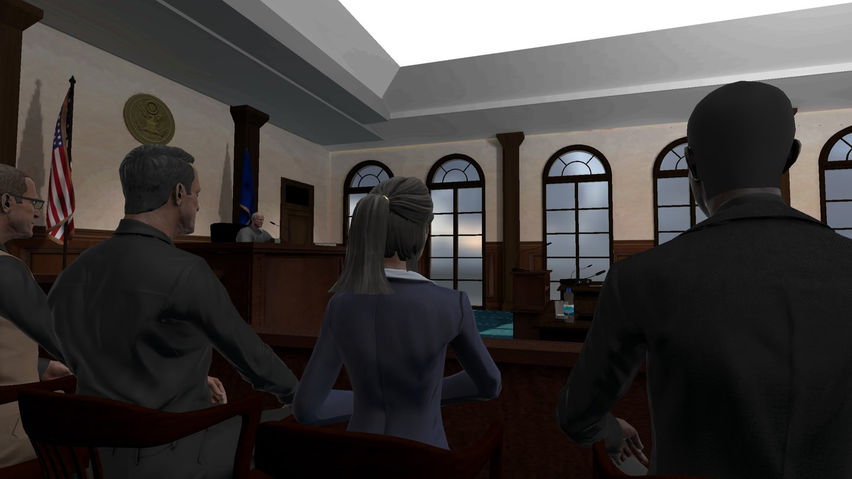 JUST Legal VR Courtroom Experience