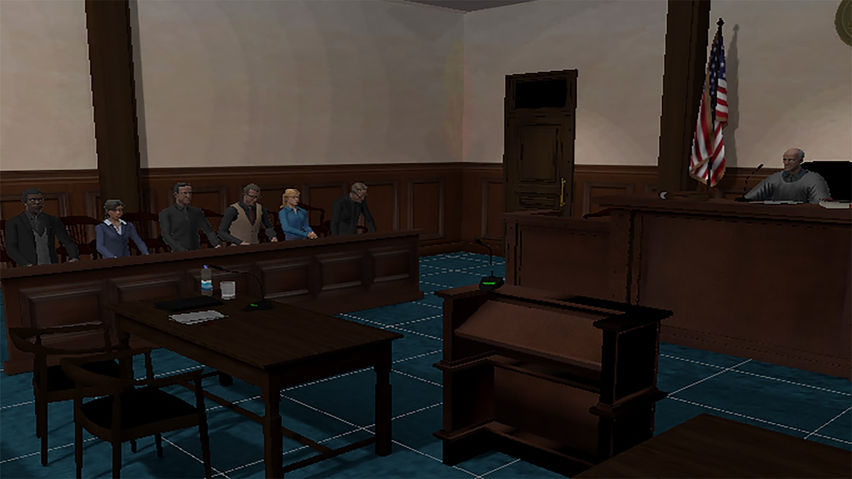 JUST Legal VR Courtroom Experience