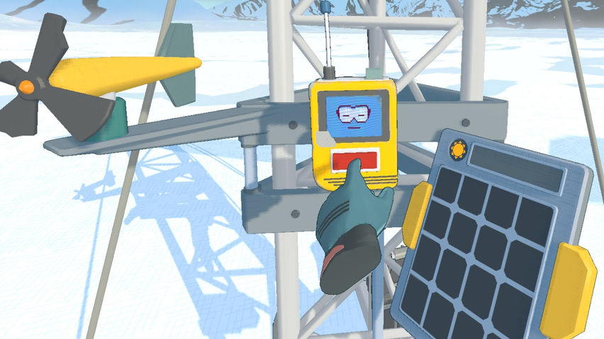 On The Ice:  Weather Station