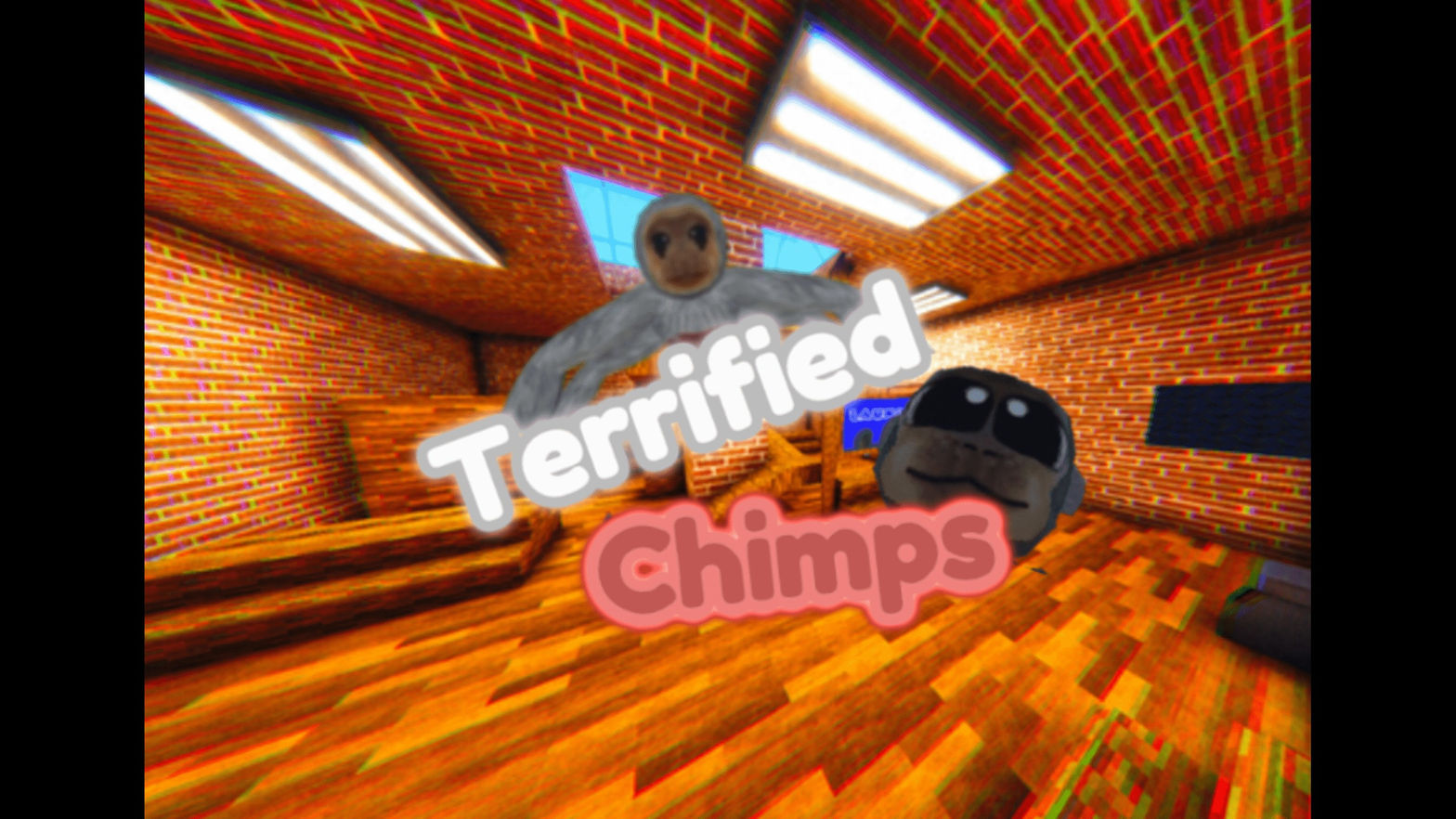 Terrified Chimps