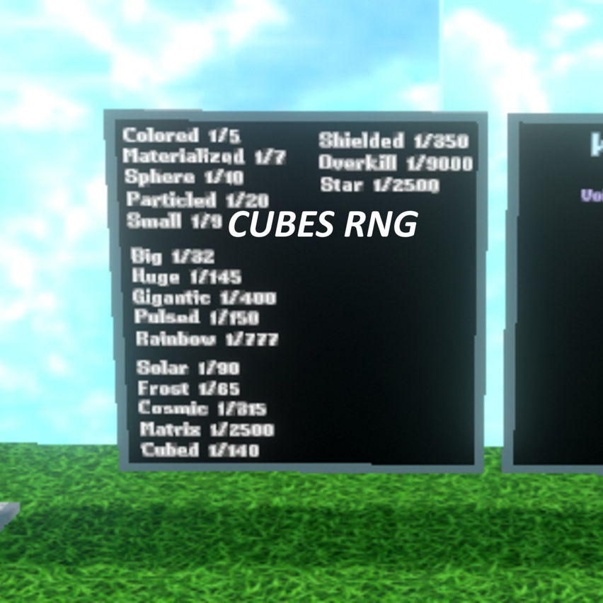 Cubes RNG