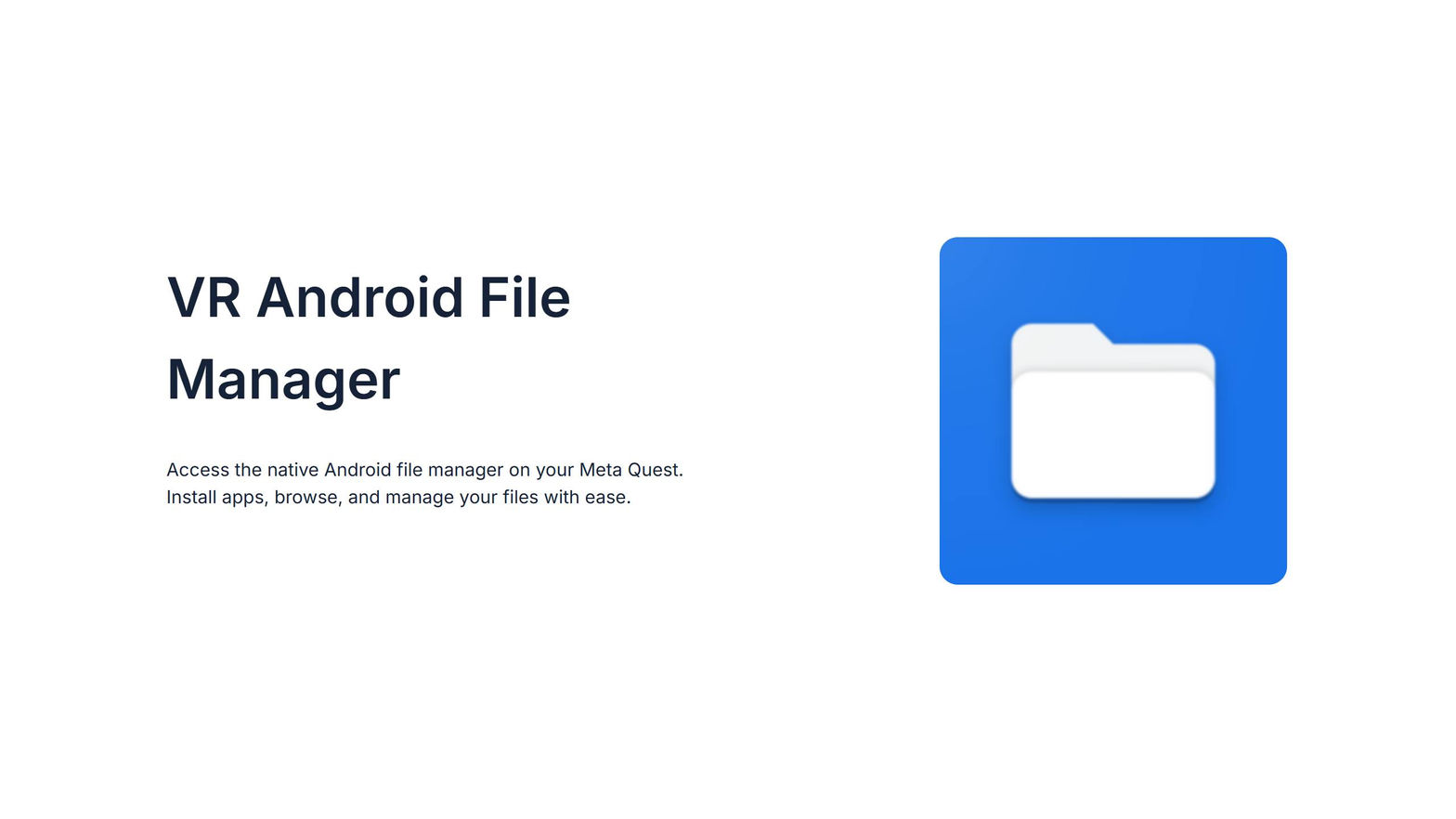 VR Android File Manager