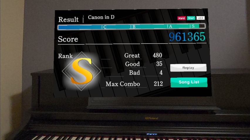 Sigure: VR Piano Game