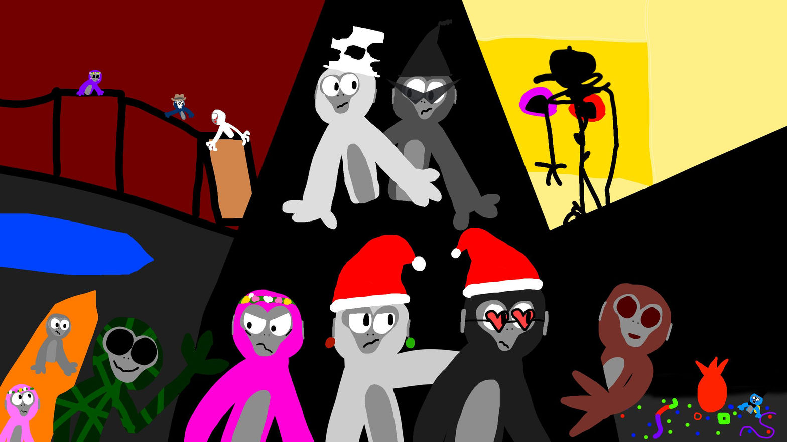 Spooky Scary Gorillas