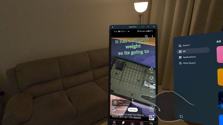 Spatial Phone : Mirror & Control