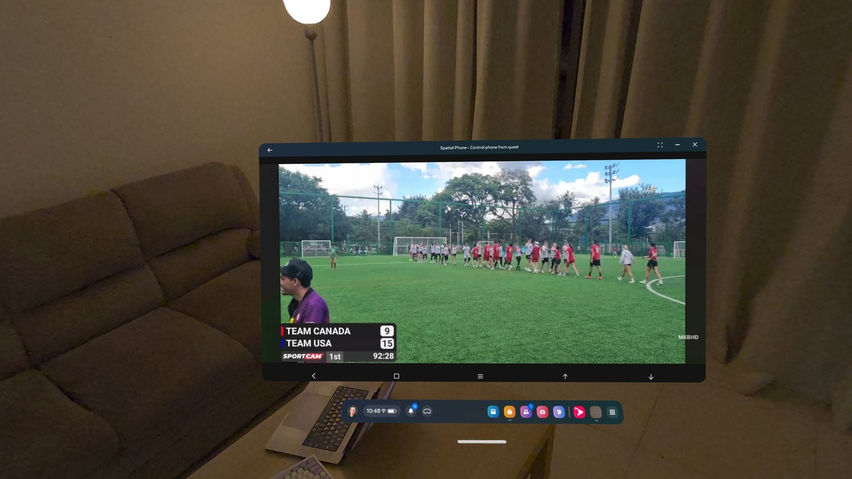 Spatial Phone : Mirror & Control