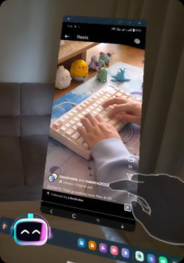 Spatial Phone : Mirror & Control