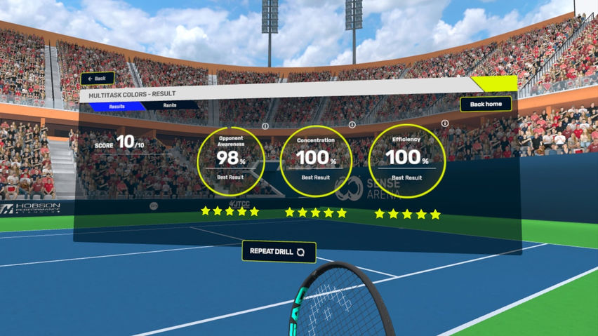 Sense Arena for Tennis