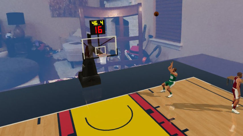 Tabletop Basketball AR