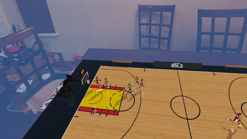 Tabletop Basketball AR
