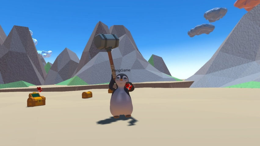 Skybound Penguin