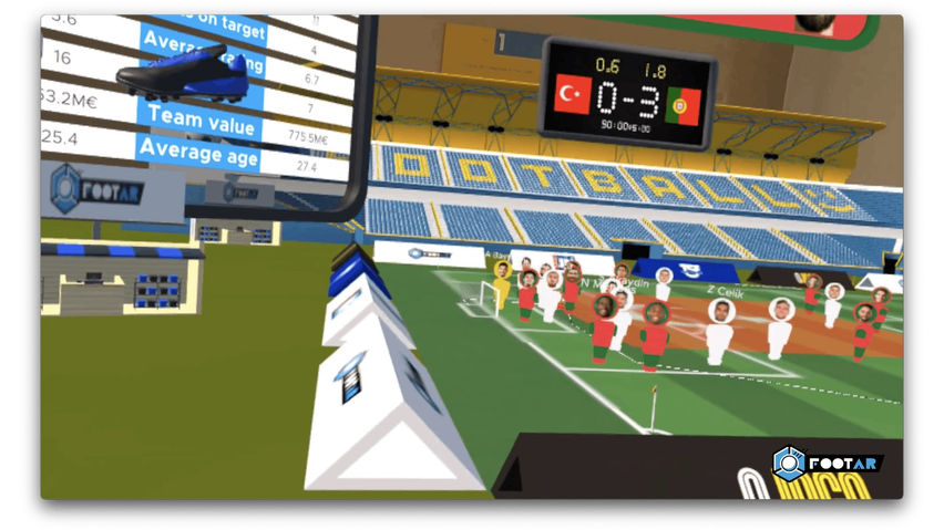FootAR - 3D Football & xGoal