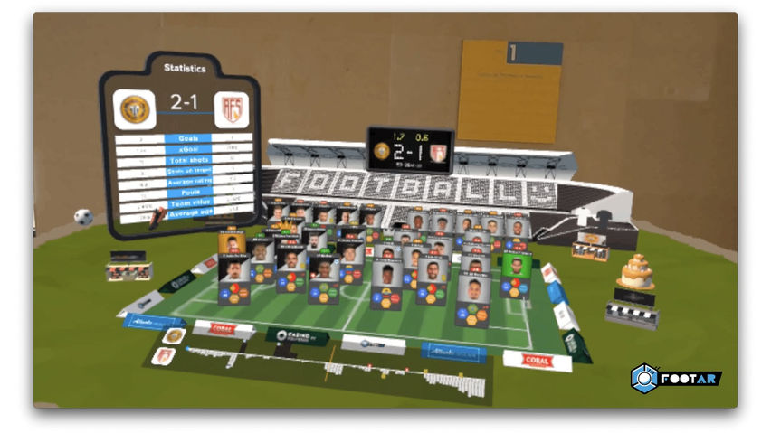 FootAR - 3D Football & xGoal