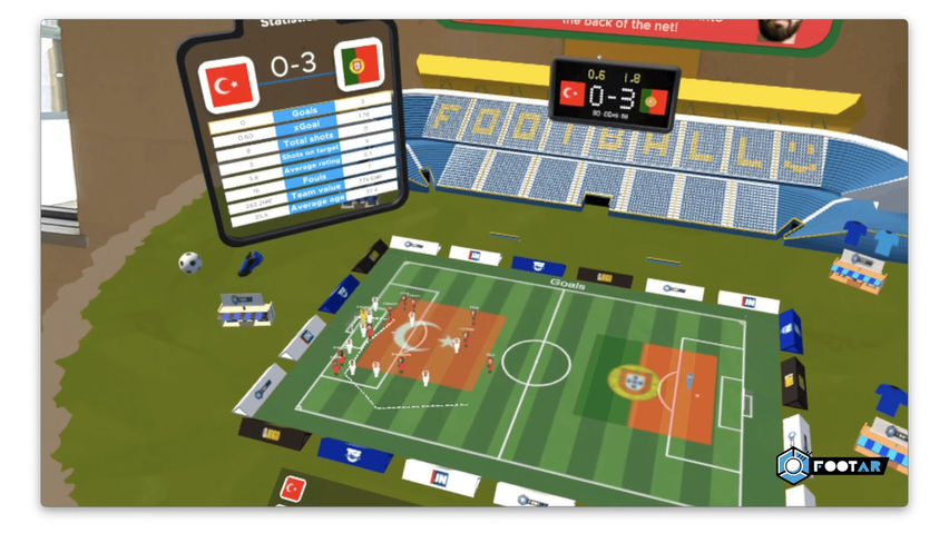FootAR - 3D Football & xGoal