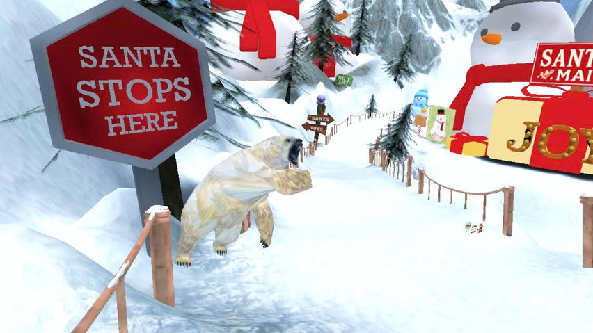Skiing for Santa's