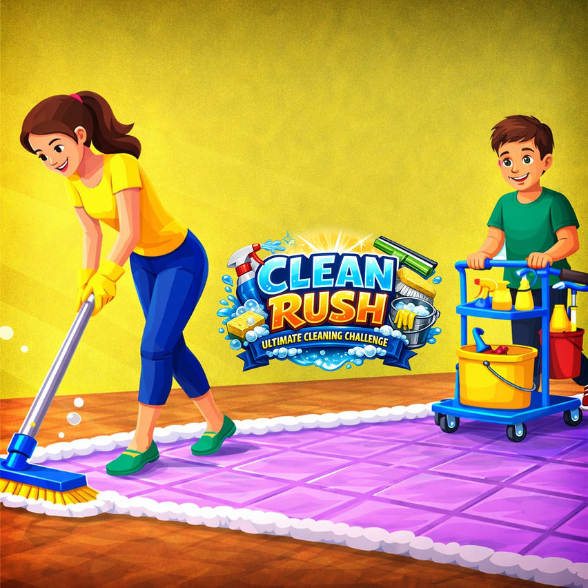 Clean Rush: Ultimate Cleaning Challenge