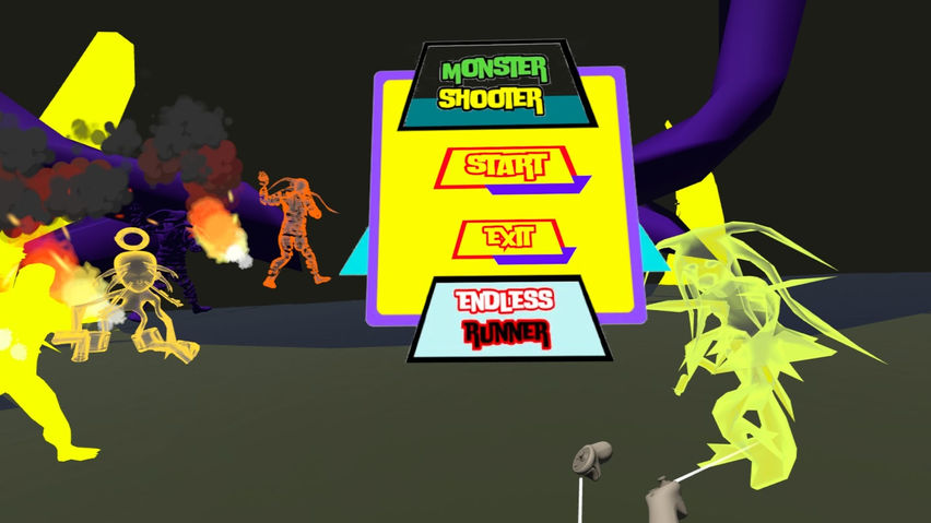 Monster Shooter Endless Runner VR