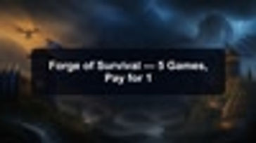 Forge of Survival — 5 Games, Pay for 1