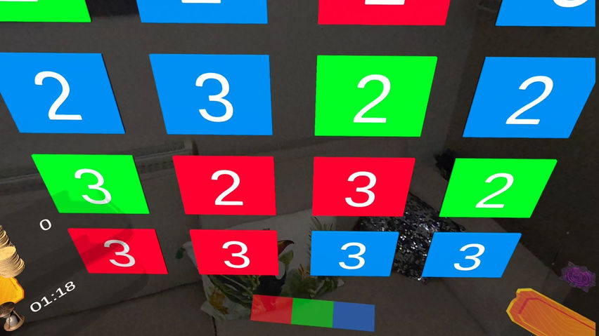 Card Color VR: Match3 Time Attack