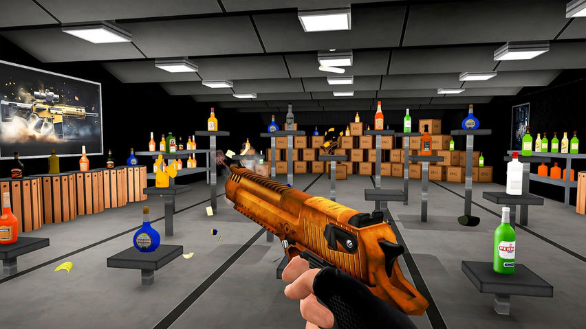 VR Bottle Shooter