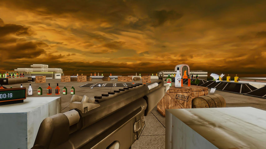 VR Bottle Shooter