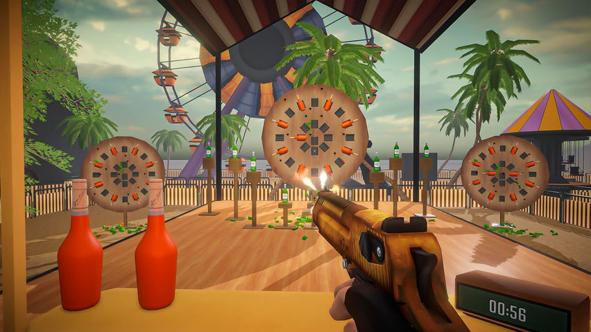 VR Bottle Shooter