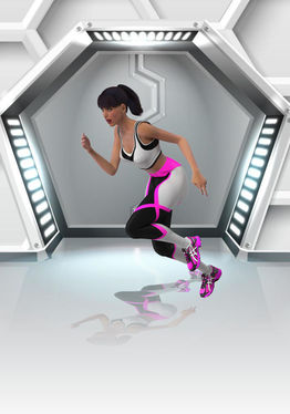 Hyper Run - VR Fitness Games 3D : SciFi Race Game