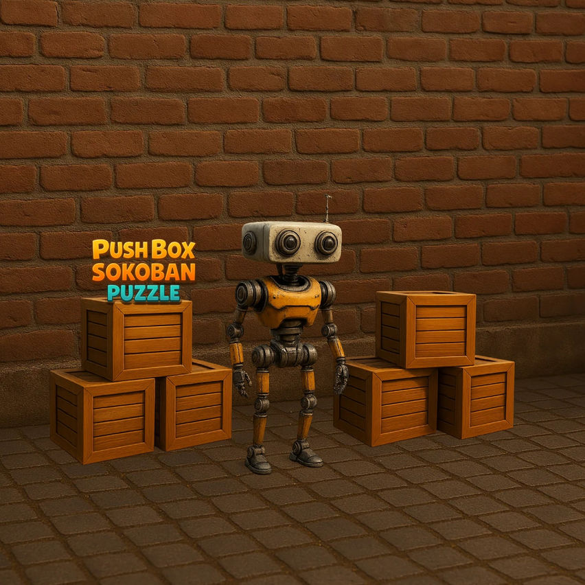 Push Box Sokoban Puzzle
