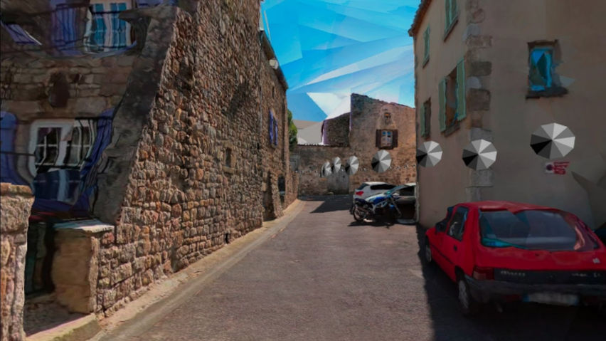 3D scan of a semi-medieval town