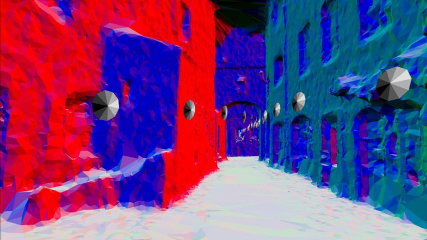 3D scan of a semi-medieval town