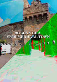 3D scan of a semi-medieval town