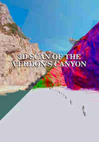 3D scan of the Verdon's canyon