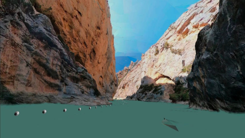 3D scan of the Verdon's canyon