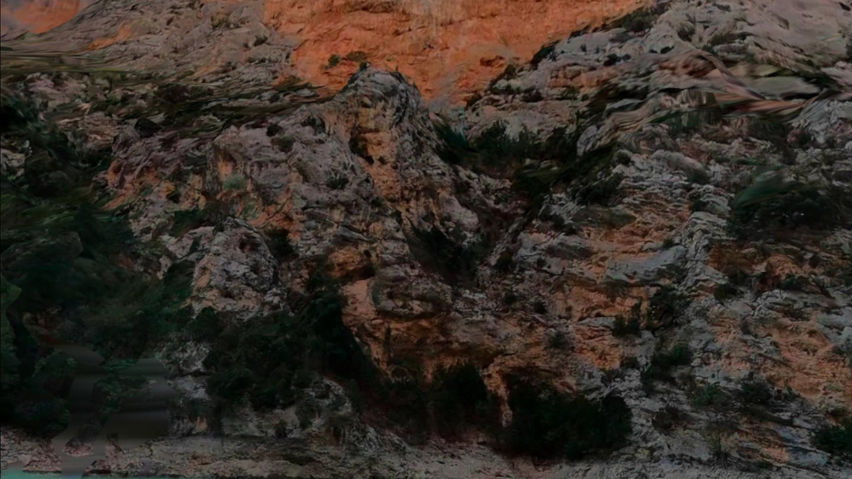 3D scan of the Verdon's canyon