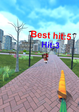 throw carrots