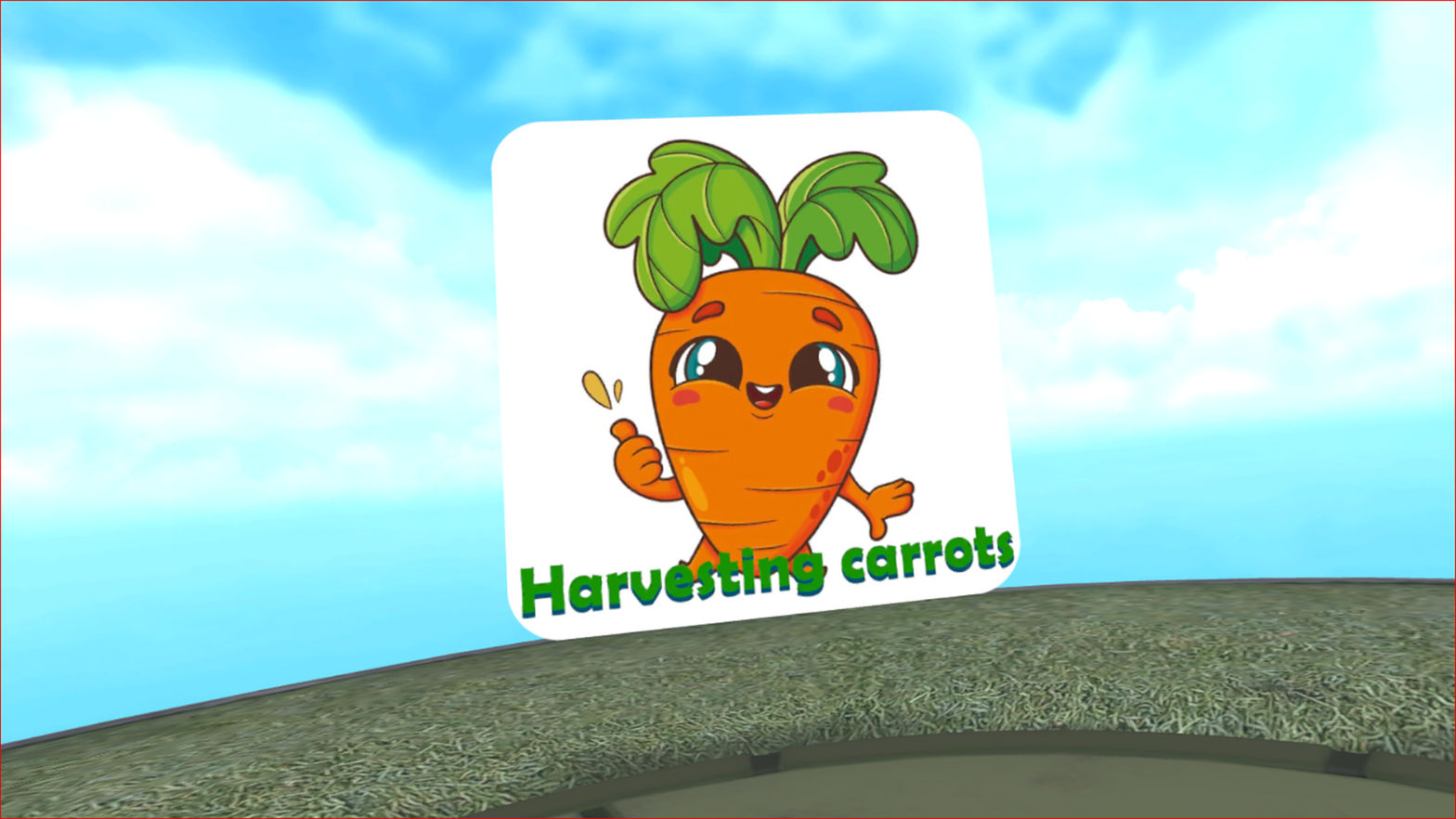 Harvesting carrot