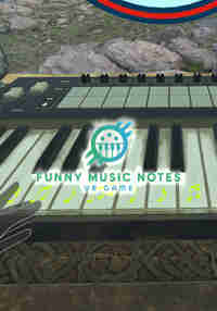 Funny music notes