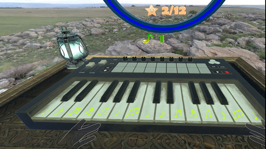 Funny music notes