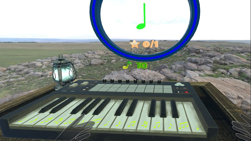 Funny music notes