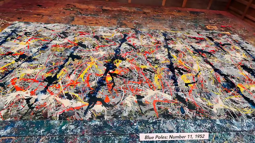 Tracing Paint - The Pollock Krasner Studio in Virtual Reality