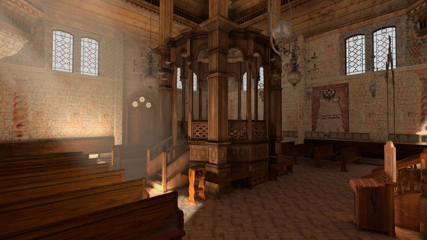 Wolpa Synagogue VR Reconstruction & Tour