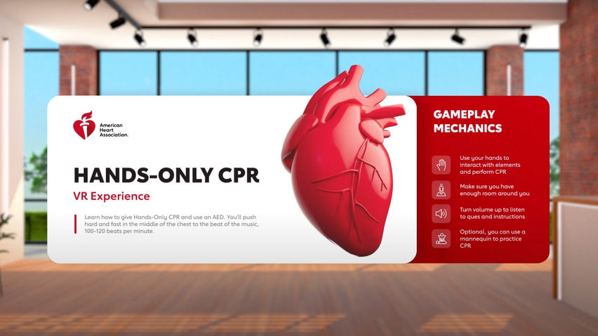 American Heart Association CPR VR