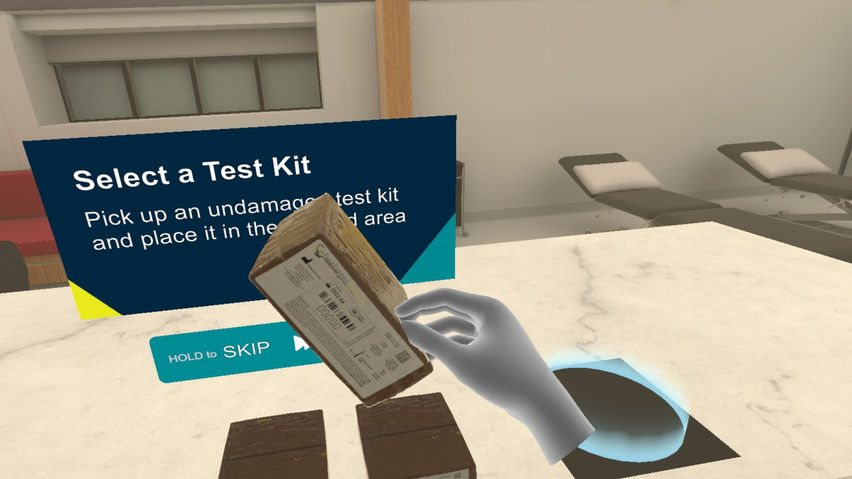 Doping Control Virtual Reality