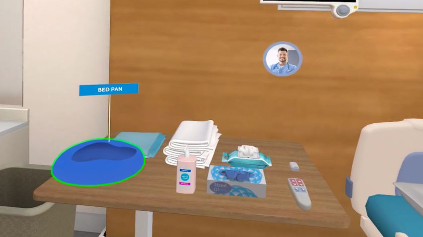 Bedpan Assistance Simulator